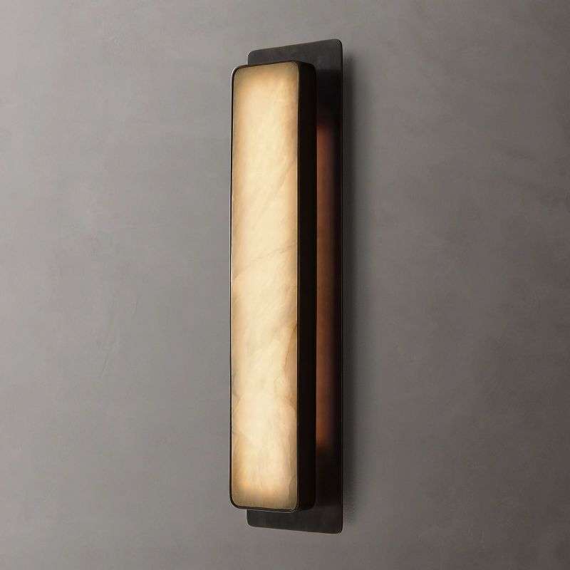 Montreux Alabaster Sconce - Modern Stone Wall Light