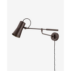 Novel Sconce contemporary wall light with sculptural form mounted on interior wall