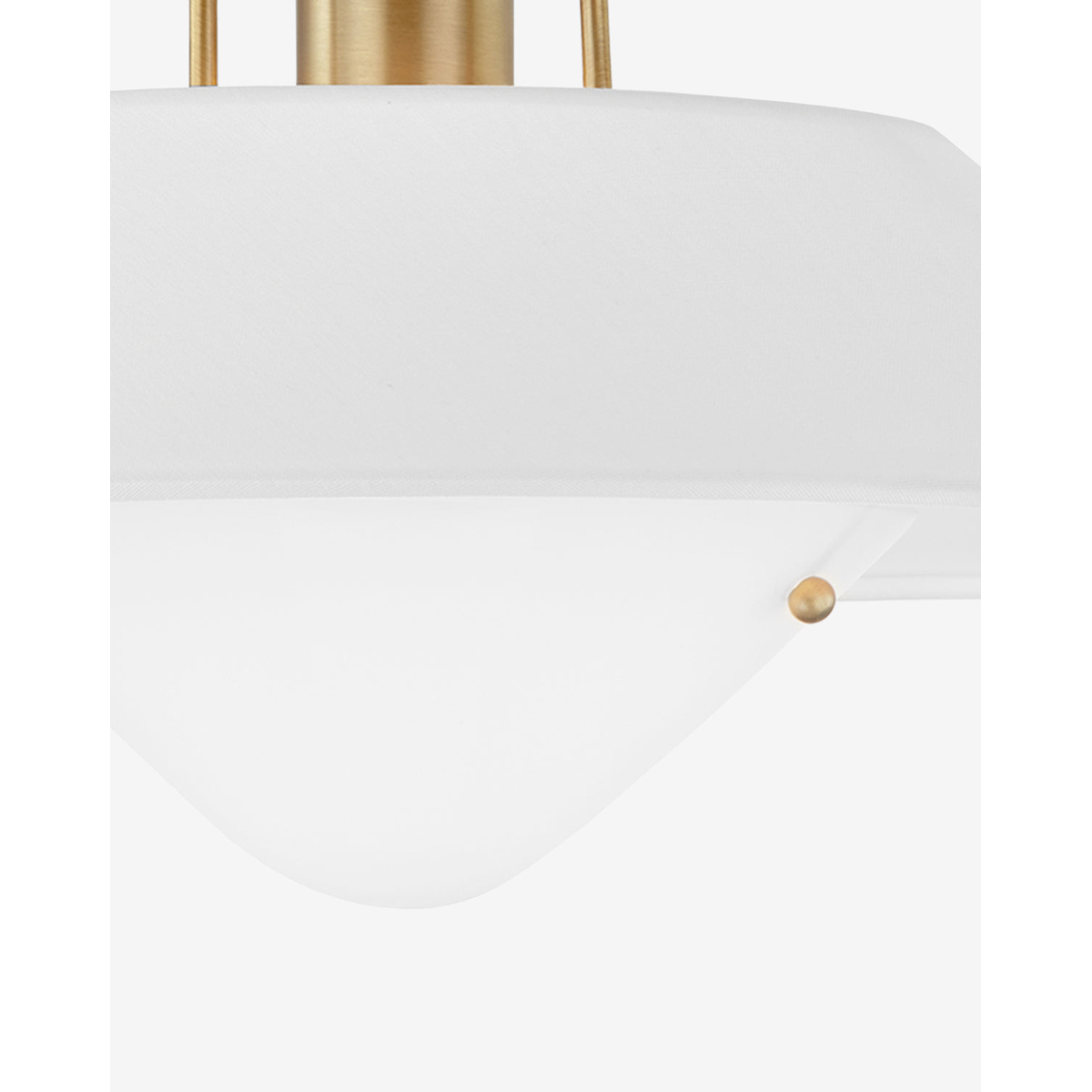 Otto Flush Mount — Industrial Round Ceiling Light with Warm Focused Glow