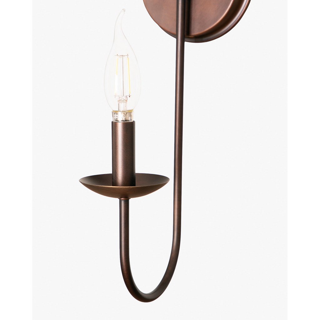 Philomena Single Sconce - Elegant Wall Light Fixture