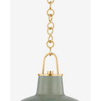 Pottersville Pendant — Artisan Ceramic Hanging Light with Rustic Warm Downlight