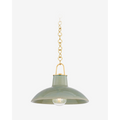 Pottersville Pendant — Artisan Ceramic Hanging Light with Rustic Warm Downlight