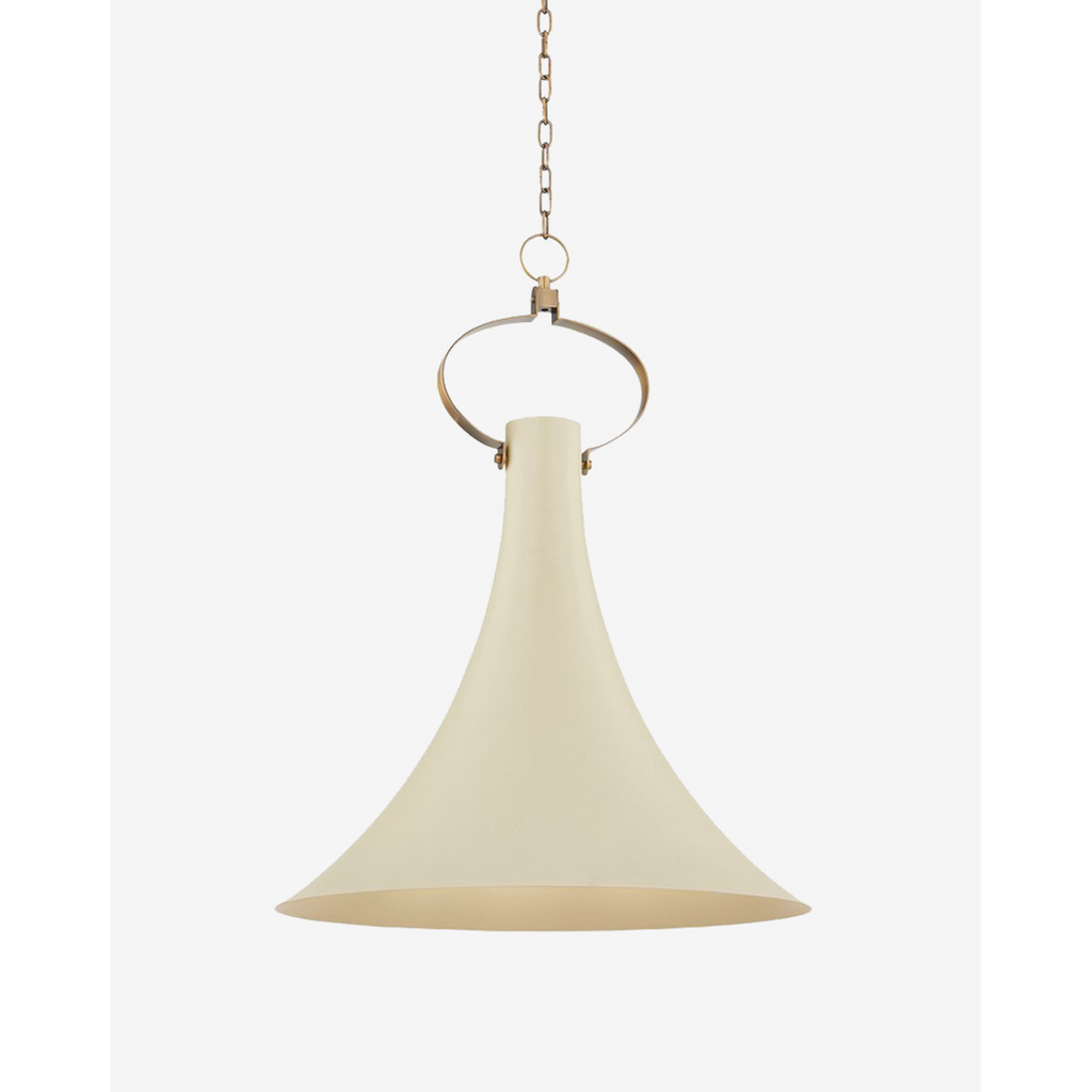 Radcliff Pendant - Flared Metal Shade Hanging Light | JosenArt