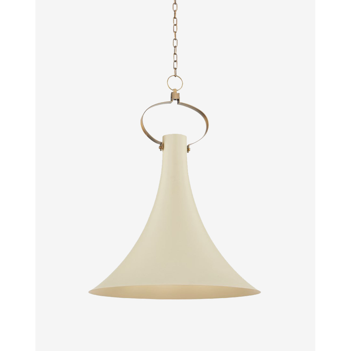 Radcliff Pendant - Flared Metal Shade Hanging Light | JosenArt