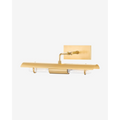 Raelynn Picture Light gallery-quality artwork light with warm focused beam illuminating painting above fireplace in elegant living room