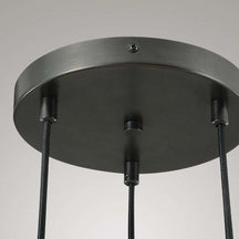 Rain Drops 3 Lights Cord Round Chandelier – view 10
