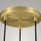 Rain Drops 3 Lights Cord Round Chandelier