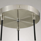 Rain Drops 3 Lights Cord Round Chandelier
