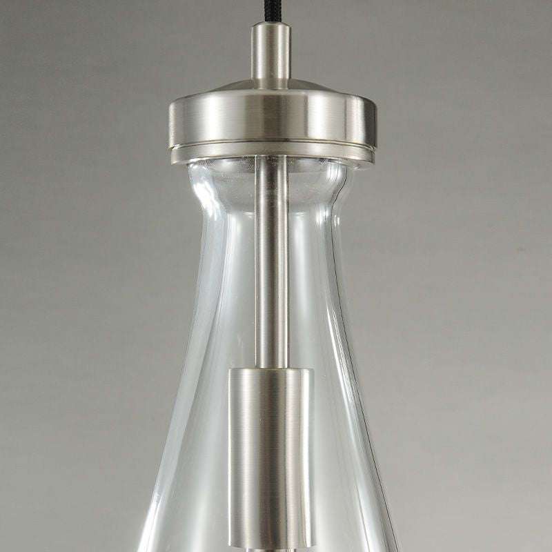 Rain Drops 3 Lights Cord Round Chandelier