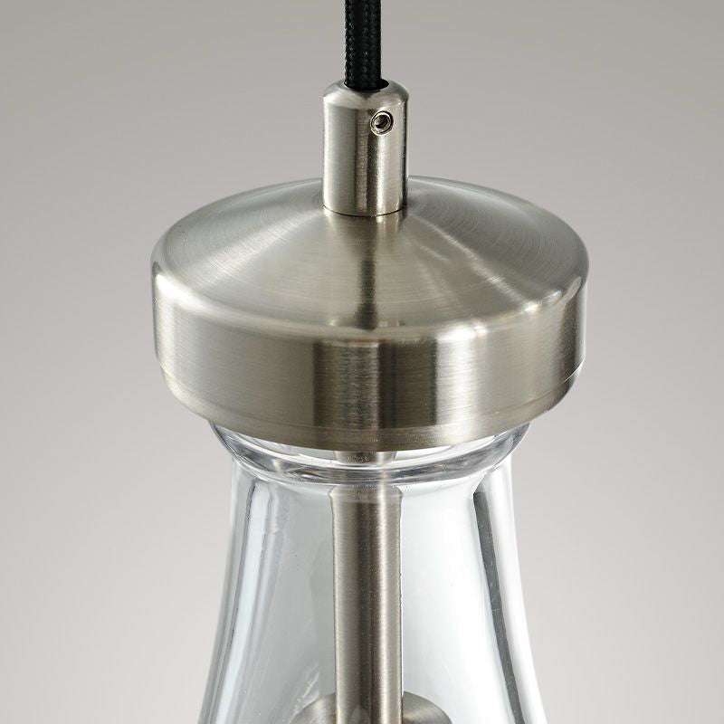 Rain Drops 3 Lights Cord Round Chandelier
