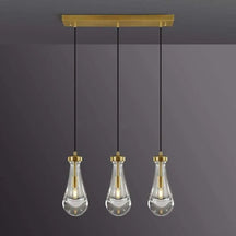 3 Light Rectangular Chandelier