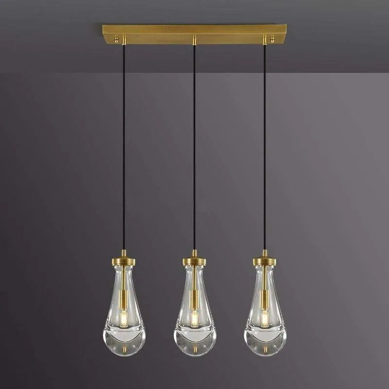 3 Light Rectangular Chandelier