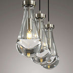 Rain Drops 3 Lights Rectangular Chandelier - Enchanting Glow & Modern Elegance