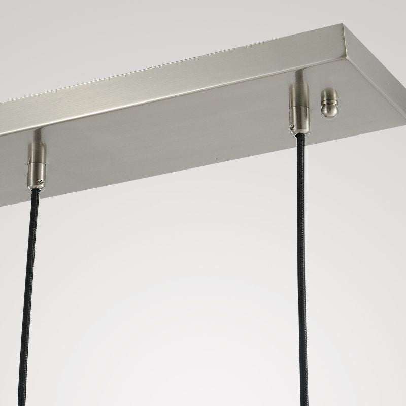 Rain Drops 3 Lights Rectangular Chandelier - Enchanting Glow & Modern Elegance