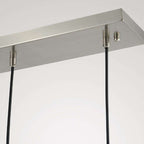 Rain Drops 3 Lights Rectangular Chandelier - Enchanting Glow & Modern Elegance
