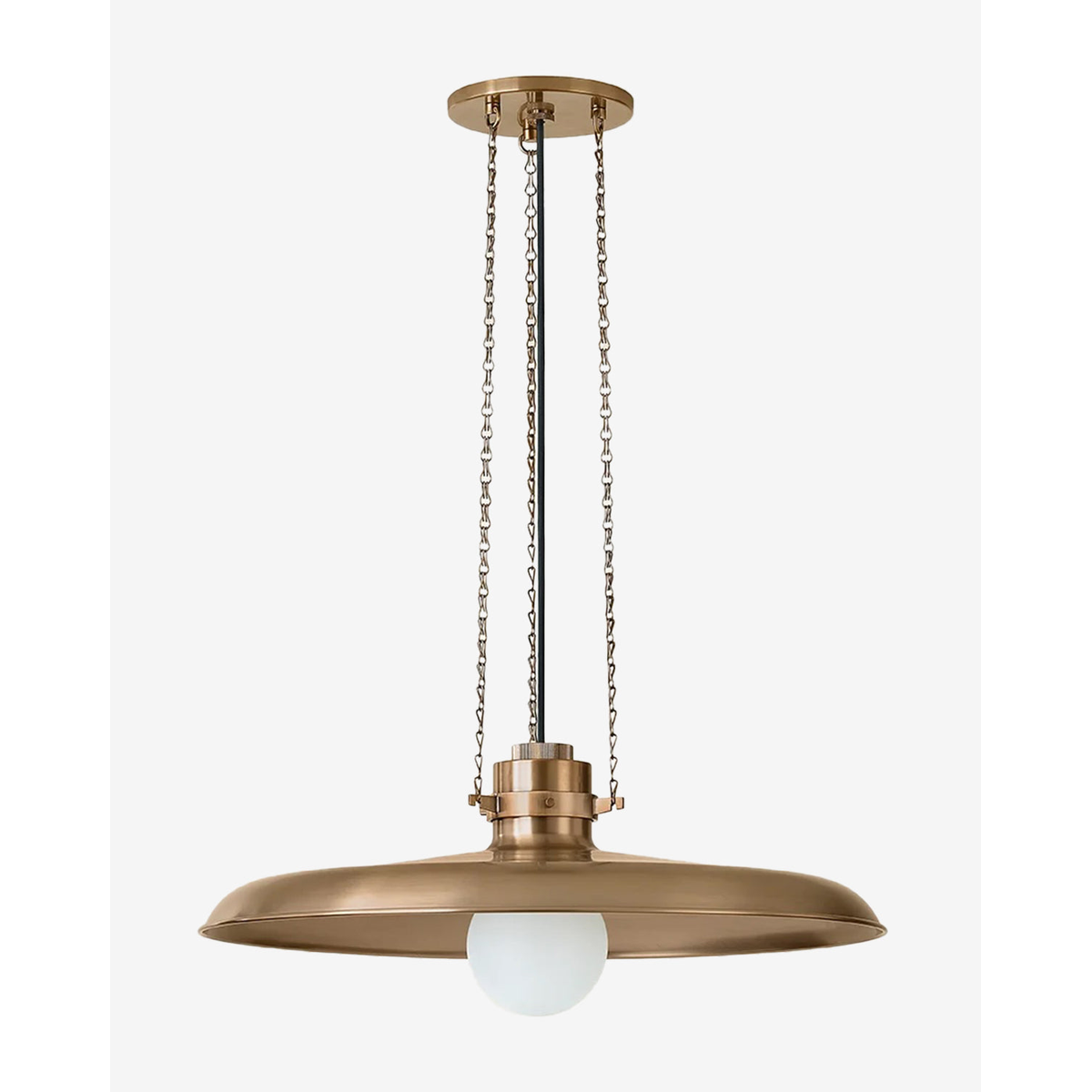Rainhill Pendant — Dome Hanging Light with Warm Focused Downlight