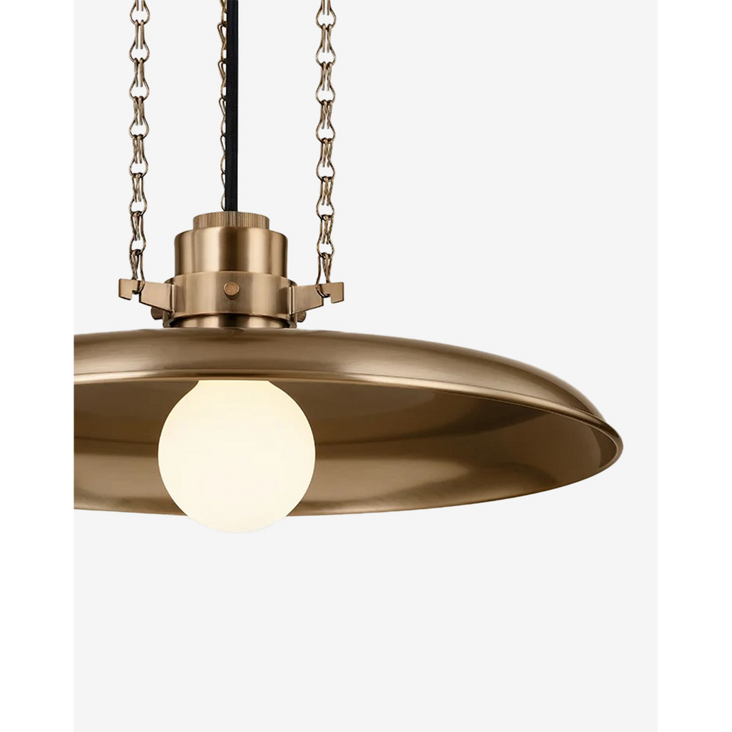 Rainhill Pendant — Dome Hanging Light with Warm Focused Downlight