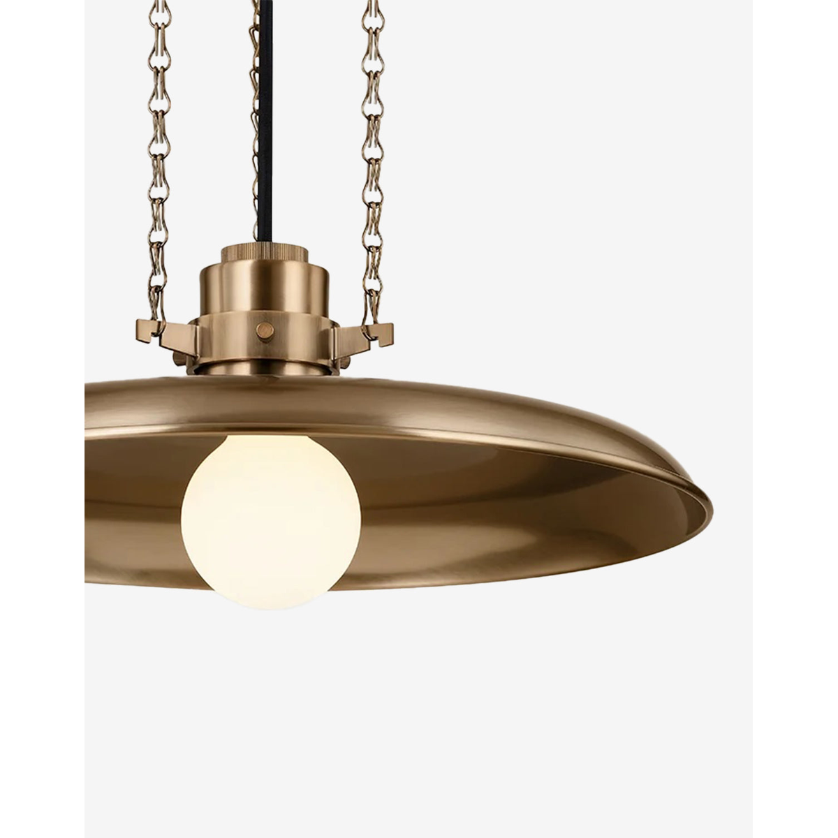 Rainhill Pendant — Dome Hanging Light with Warm Focused Downlight
