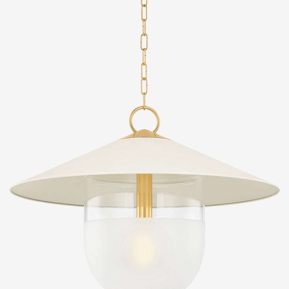 Ressi Pendant — Minimalist Glass Hanging Light with Soft Diffused Glow