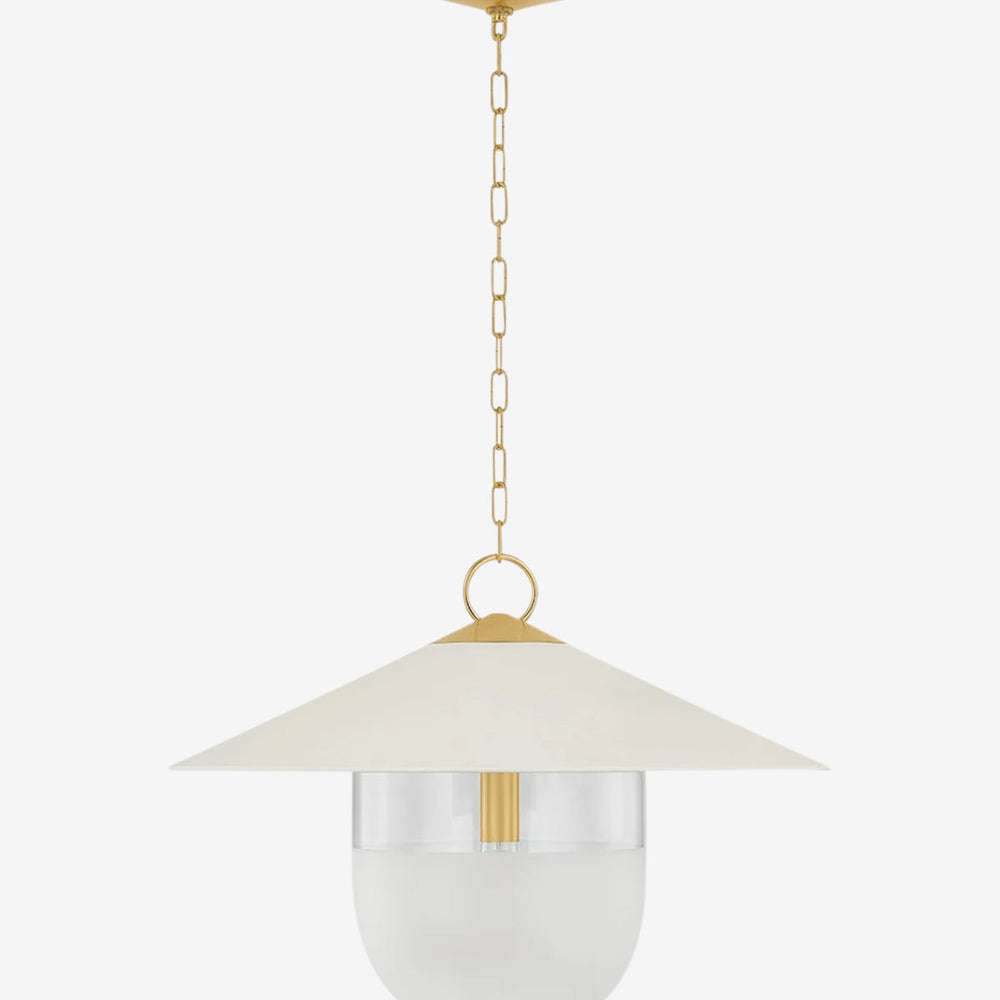 Ressi Pendant — Minimalist Glass Hanging Light with Soft Diffused Glow