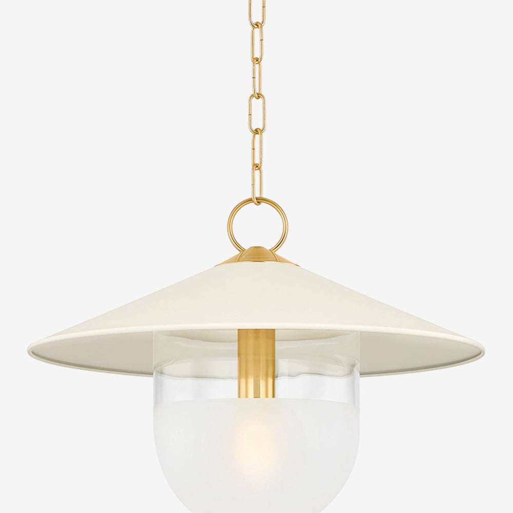 Ressi Pendant — Minimalist Glass Hanging Light with Soft Diffused Glow