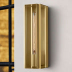 Rosewood Wall Sconce - Blends Natural Wood Warmth With Modern Design.
