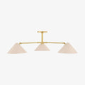 Sonja 3 Light Chandeliers Nordic elegance three-arm ceiling light with warm balanced glow in contemporary dining room interior