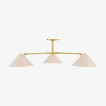 Sonja 3 Light Chandeliers Nordic elegance three-arm ceiling light with warm balanced glow in contemporary dining room interior
