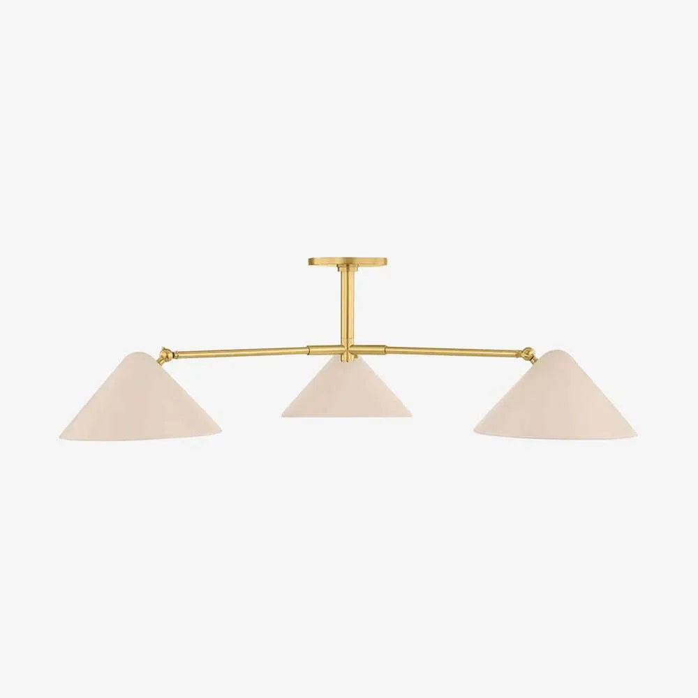 Sonja 3 Light Chandeliers Nordic elegance three-arm ceiling light with warm balanced glow in contemporary dining room interior