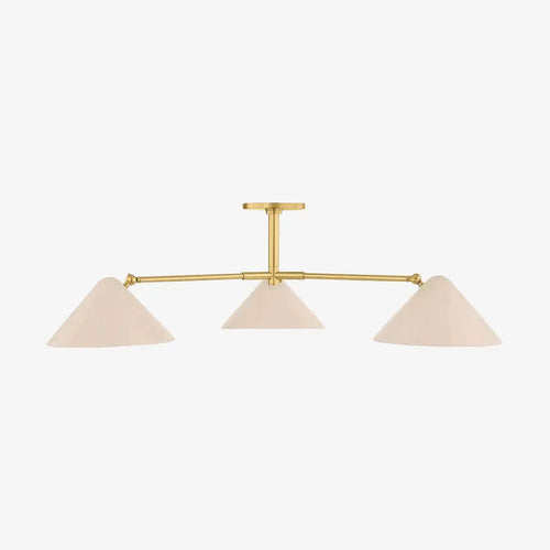 Sonja 3 Light Chandeliers Nordic elegance three-arm ceiling light with warm balanced glow in contemporary dining room interior