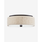 Tyrone Flush Mount — Classic Frosted Glass Ceiling Light with Warm Even Glow