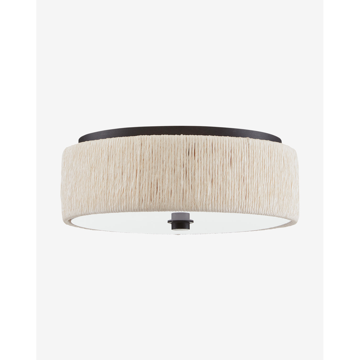 Tyrone Flush Mount — Classic Frosted Glass Ceiling Light with Warm Even Glow