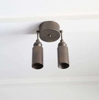 vintage-inspired brass ceiling light