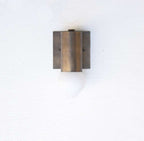 modern minimal brass wall sconce