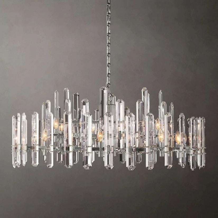 Bonnington Round Chandelier 48" - Classic Elegance & Radiant Ambiance