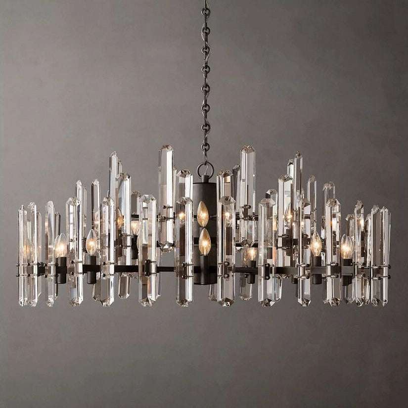 Bonnington Round Chandelier 48" - Classic Elegance & Radiant Ambiance