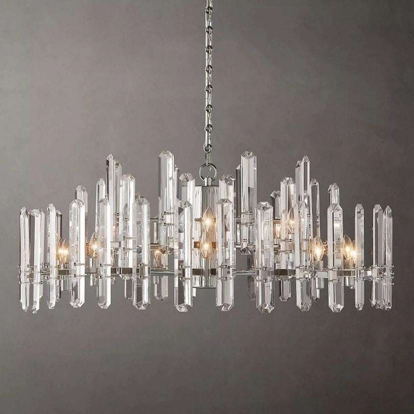 Bonnington Round Chandelier 48" - Classic Elegance & Radiant Ambiance