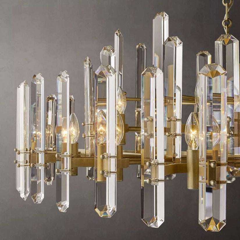 Bonnington Round Chandelier 48" - Classic Elegance & Radiant Ambiance