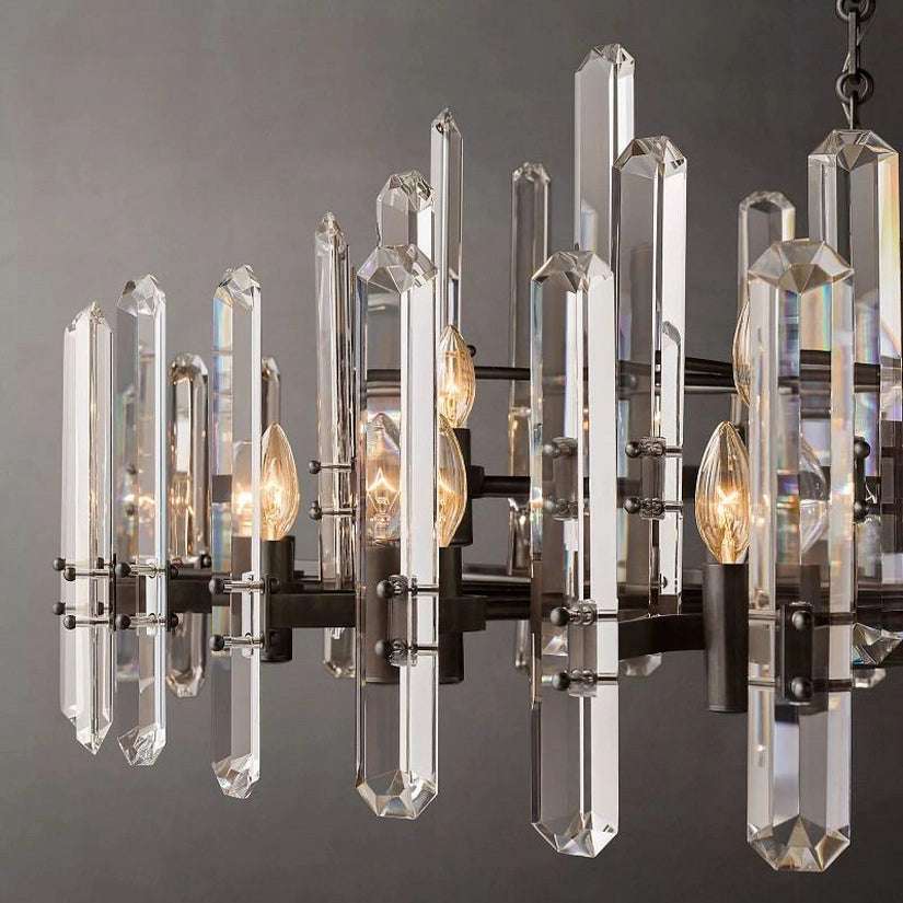 Bonnington Round Chandelier 48" - Classic Elegance & Radiant Ambiance