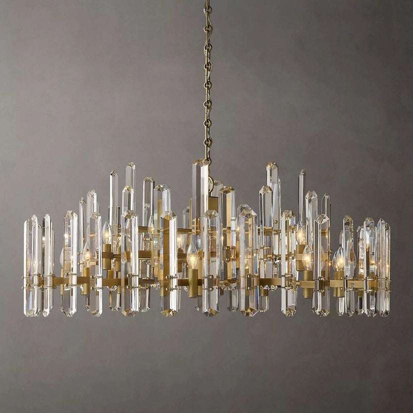 Bonnington Round Chandelier 48" - Classic Elegance & Radiant Ambiance