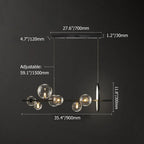 Glass Ball Modern Kitchen Island Lighting – Kitchen Light Fixtures - View 24