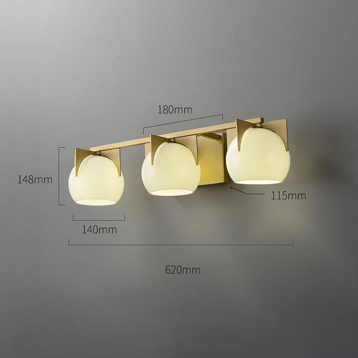 brass vanity light