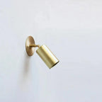 Brass Cylinder Sconce Lights – Bedroom Wall Sconces - View 3