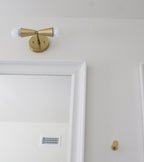 elegant brass fixtures
