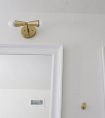 elegant brass fixtures