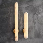 Alabaster Column Wall Light – Vertical Ambient Lamp with Minimalist Design - View 5
