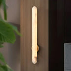 Alabaster Column Wall Light – Vertical Ambient Lamp with Minimalist Design - View 3