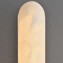 Alabaster Column Wall Light – Vertical Ambient Lamp with Minimalist Design - View 4