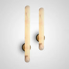 Alabaster Column Wall Light – Vertical Ambient Lamp with Minimalist Design - View 2