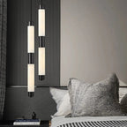 Alabaster Cylindrical Single Pendant | Modern Pendant Lighting - View 3